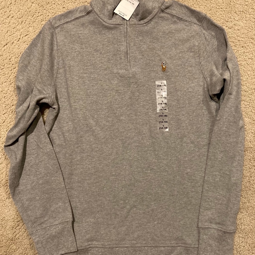 Boys NWT size L Ralph Lauren sweatshirt